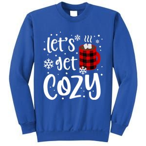 S Christmas Tees LetS Get Cozy Funny Christmas Gift Sweatshirt