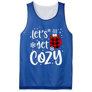 S Christmas Tees LetS Get Cozy Funny Christmas Gift Mesh Reversible Basketball Jersey Tank