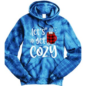 S Christmas Tees LetS Get Cozy Funny Christmas Gift Tie Dye Hoodie