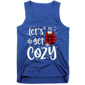 S Christmas Tees LetS Get Cozy Funny Christmas Gift Tank Top