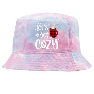 S Christmas Tees LetS Get Cozy Funny Christmas Gift Tie-Dyed Bucket Hat