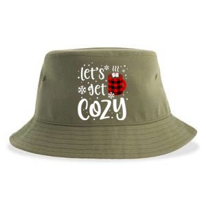 S Christmas Tees LetS Get Cozy Funny Christmas Gift Sustainable Bucket Hat