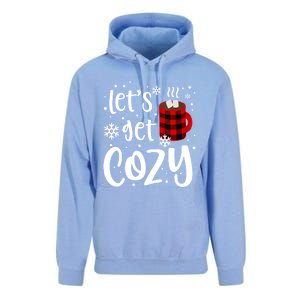 S Christmas Tees LetS Get Cozy Funny Christmas Gift Unisex Surf Hoodie