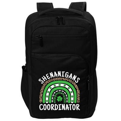 Shenanigans Coordinator Teacher St Patricks Day Shamrock Great Gift Impact Tech Backpack