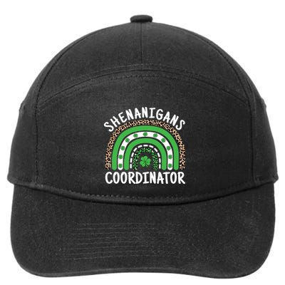 Shenanigans Coordinator Teacher St Patricks Day Shamrock Great Gift 7-Panel Snapback Hat