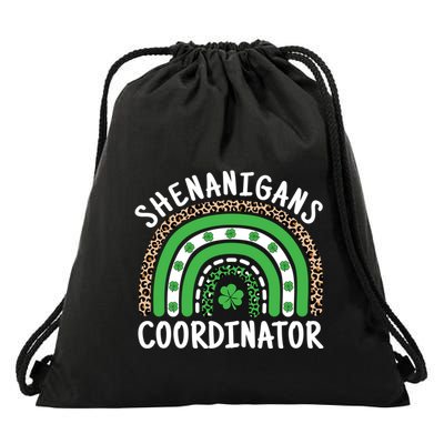 Shenanigans Coordinator Teacher St Patricks Day Shamrock Great Gift Drawstring Bag
