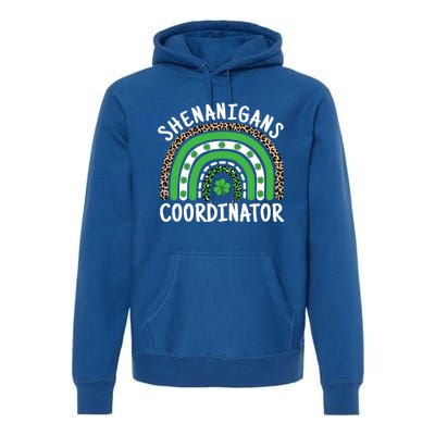 Shenanigans Coordinator Teacher St Patricks Day Shamrock Great Gift Premium Hoodie