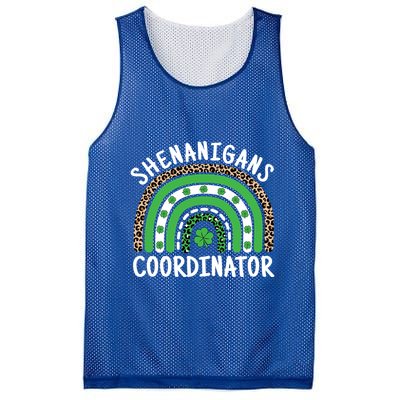 Shenanigans Coordinator Teacher St Patricks Day Shamrock Great Gift Mesh Reversible Basketball Jersey Tank