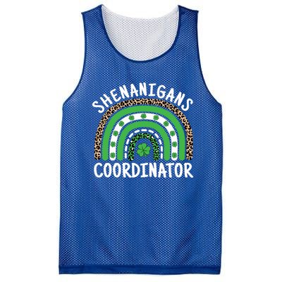 Shenanigans Coordinator Teacher St Patricks Day Shamrock Great Gift Mesh Reversible Basketball Jersey Tank