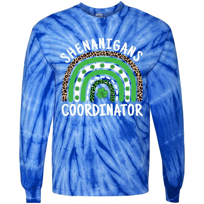 Shenanigans Coordinator Teacher St Patricks Day Shamrock Great Gift Tie-Dye Long Sleeve Shirt