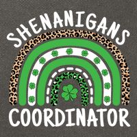 Shenanigans Coordinator Teacher St Patricks Day Shamrock Great Gift Cotton Canvas Backpack