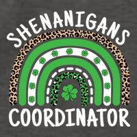 Shenanigans Coordinator Teacher St Patricks Day Shamrock Great Gift Vector Backpack