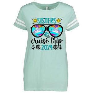 Sisters Cruise Trip 2024 Vacation Travel Sisters Cruising Enza Ladies Jersey Football T-Shirt