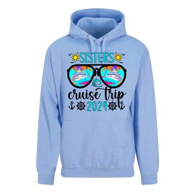 Sisters Cruise Trip 2024 Vacation Travel Sisters Cruising Unisex Surf Hoodie