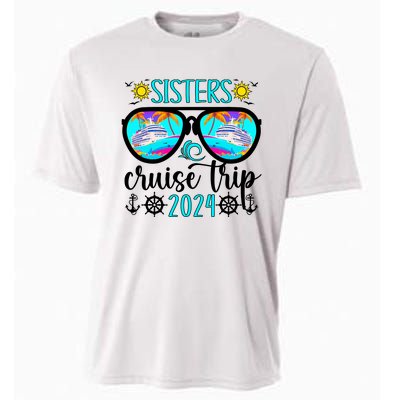 Sisters Cruise Trip 2024 Vacation Travel Sisters Cruising Cooling Performance Crew T-Shirt