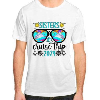 Sisters Cruise Trip 2024 Vacation Travel Sisters Cruising Adult ChromaSoft Performance T-Shirt