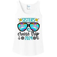 Sisters Cruise Trip 2024 Vacation Travel Sisters Cruising Ladies Essential Tank