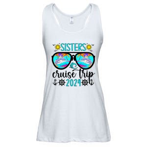 Sisters Cruise Trip 2024 Vacation Travel Sisters Cruising Ladies Essential Flowy Tank