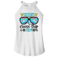 Sisters Cruise Trip 2024 Vacation Travel Sisters Cruising Women's Perfect Tri Rocker Tank