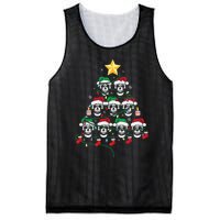 Skull Christmas Tree Pajama Cool Skeleton Santa Hat Mesh Reversible Basketball Jersey Tank