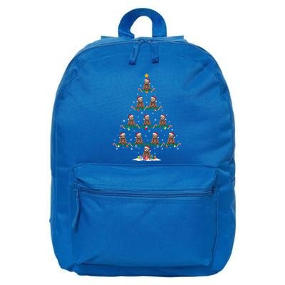 Sloth Christmas Tree Pajama Ugly Xmas Gift 16 in Basic Backpack