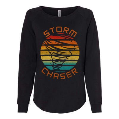 Storm Chaser Tornado Meteorology Meteorologist Weatherman Womens California Wash Sweatshirt