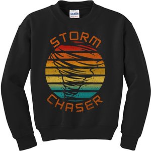 Storm Chaser Tornado Meteorology Meteorologist Weatherman Kids Sweatshirt