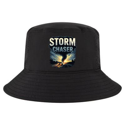 Storm Chaser Tornado Picture Weather Meteorologist Cool Comfort Performance Bucket Hat