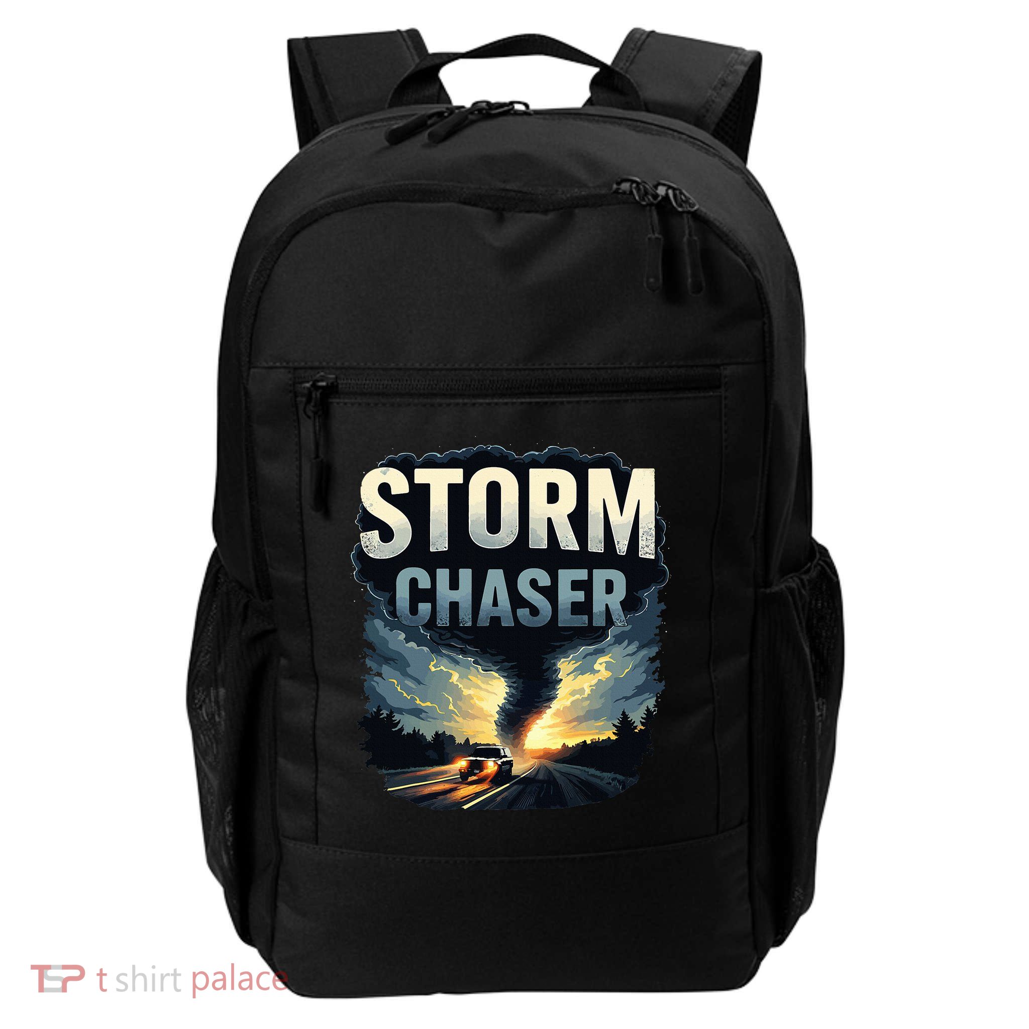 Storm Chaser Tornado Picture Weather Meteorologist Daily Commute Backpack