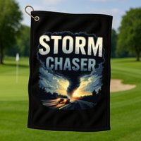 Storm Chaser Tornado Picture Weather Meteorologist Golf Towel