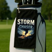 Storm Chaser Tornado Picture Weather Meteorologist Golf Towel
