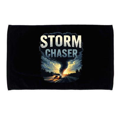 Storm Chaser Tornado Picture Weather Meteorologist Microfiber Hand Towel