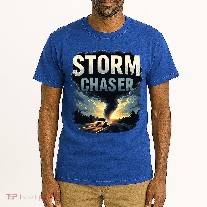 Storm Chaser Tornado Picture Weather Meteorologist Tall T-Shirt
