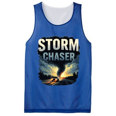 Storm Chaser Tornado Picture Weather Meteorologist Mesh Reversible Basketball Jersey Tank