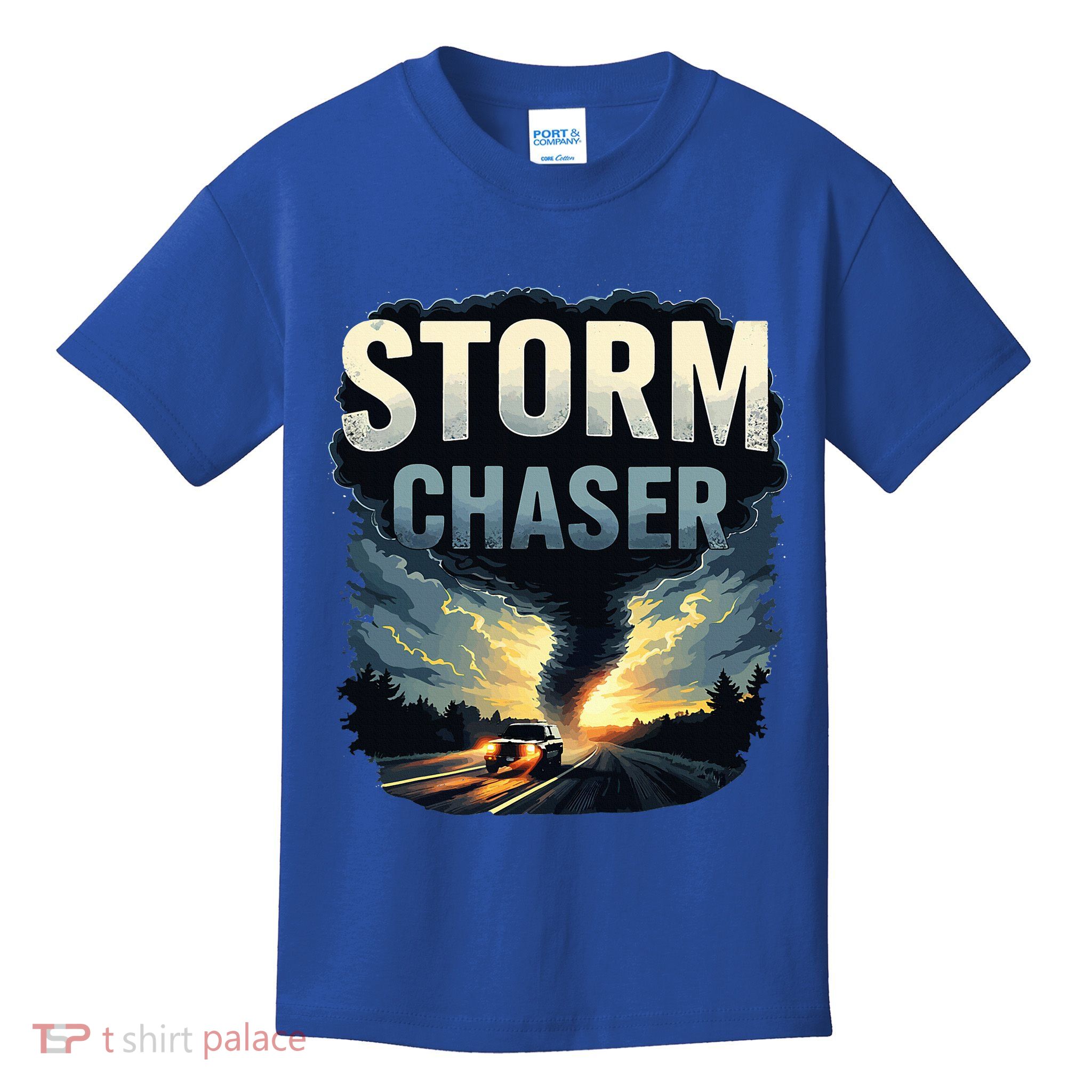 Storm Chaser Tornado Picture Weather Meteorologist Kids T-Shirt