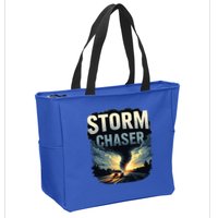 Storm Chaser Tornado Picture Weather Meteorologist Zip Tote Bag