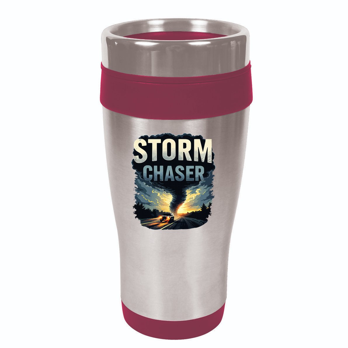 Storm Chaser Tornado Picture Weather Meteorologist 16oz Travel Tumbler
