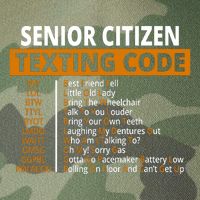 Senior Citizen Texting Code Funny Legacy Tie Dye Trucker Hat