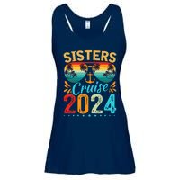 Sisters Cruise Trip 2024 Vacation Travel Sisters Cruising Ladies Essential Flowy Tank