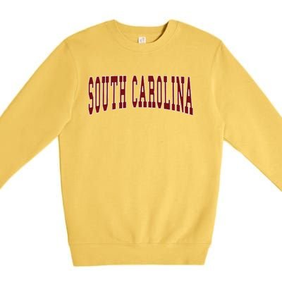 South Carolina Throwback Design Classic Premium Crewneck Sweatshirt