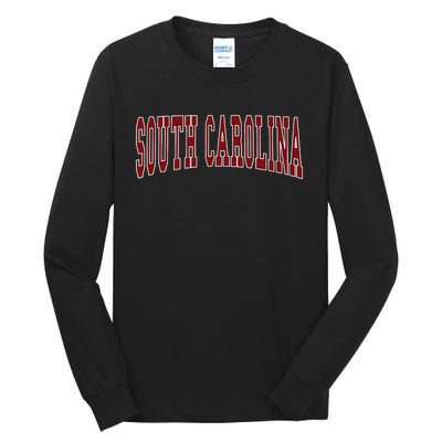 South Carolina Throwback Design Classic Tall Long Sleeve T-Shirt