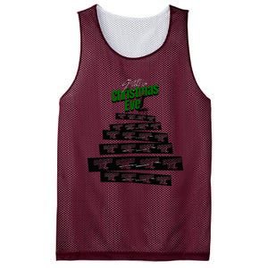 Stray Christmas Tree Evel For Music Band Lover Mesh Reversible Basketball Jersey Tank