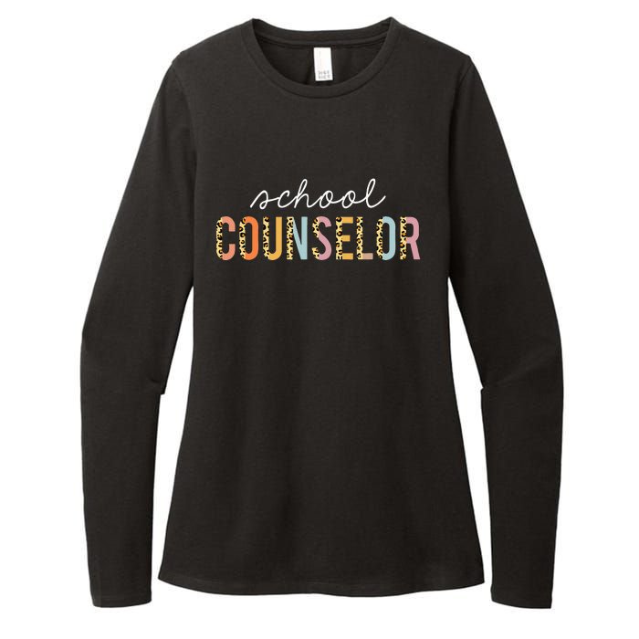 School Counselor Teacher Funny Rainbow Lover Back To School Womens CVC Long Sleeve Shirt