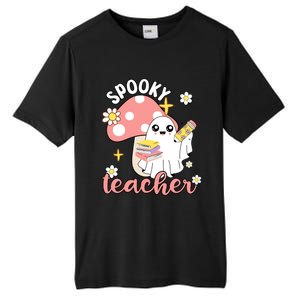 Spooky Cute Teacher Halloween Ghost Cute Gift Tall Fusion ChromaSoft Performance T-Shirt