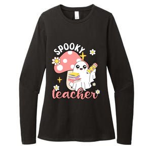 Spooky Cute Teacher Halloween Ghost Cute Gift Womens CVC Long Sleeve Shirt