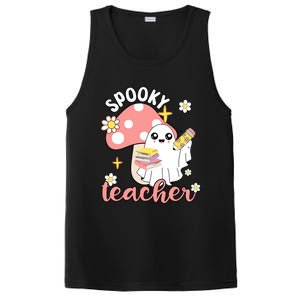 Spooky Cute Teacher Halloween Ghost Cute Gift PosiCharge Competitor Tank