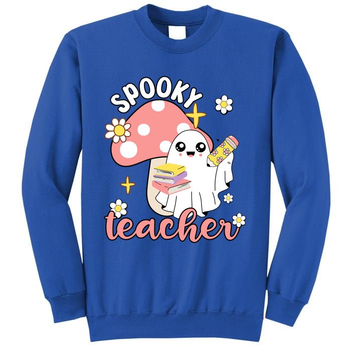 Spooky Cute Teacher Halloween Ghost Cute Gift Sweatshirt