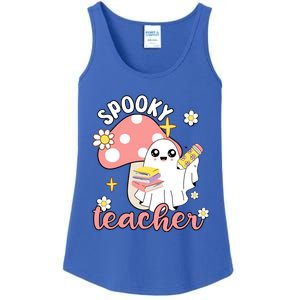 Spooky Cute Teacher Halloween Ghost Cute Gift Ladies Essential Tank