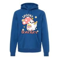 Spooky Cute Teacher Halloween Ghost Cute Gift Premium Hoodie