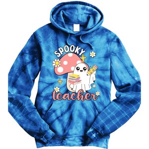 Spooky Cute Teacher Halloween Ghost Cute Gift Tie Dye Hoodie